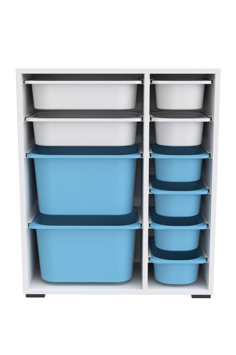 Hanah Home Zen 2D2K6U - Blanco y Azul